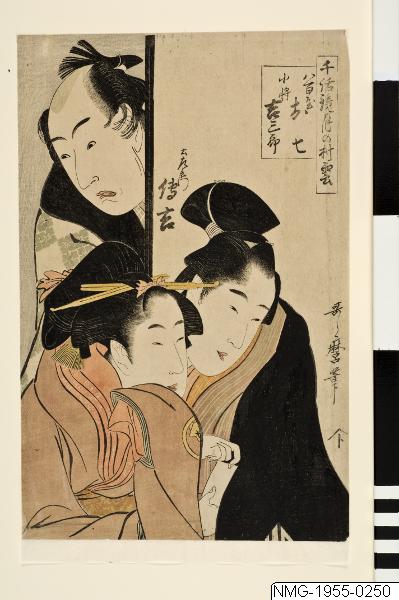 Kitagawa Utamaro, Träsnitt, Bildkonst, Woodcut, Woodblock, Print