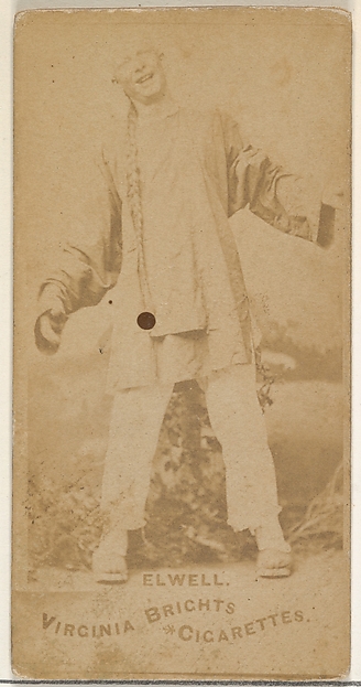 Allen & Ginter, Elwell, from the Actors and Actresses series (N45, Type 1) for Virginia Brights Cigarettes