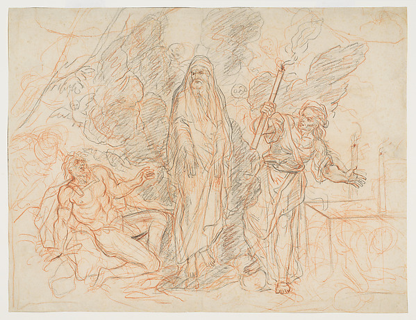 Antoine Coypel, The Shade of the Prophet Samuel Invoked by King Saul and Conjured by the Witch of Endor