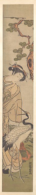 Isoda Koryūsai, The Bijin Jurōjin
