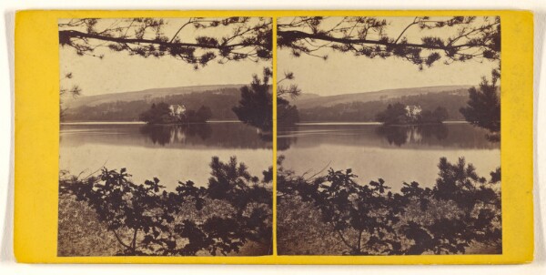 George Washington Wilson, Castle and Loch Cluny, Dunkeld.