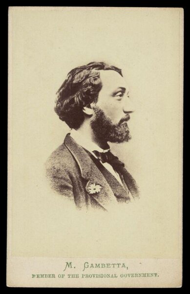 London Stereoscopic and Photographic Company, A portrait of Leon Gambetta