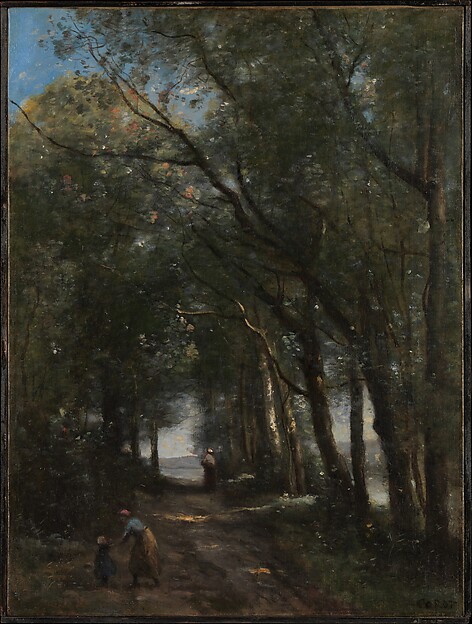 Camille Corot, A Lane through the Trees