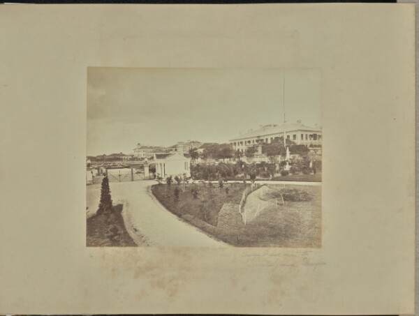 Unknown, View of English Bund from the Recreation Grounds, Shanghai
