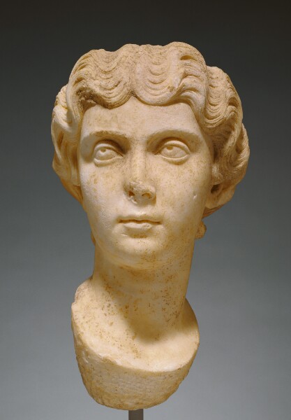 Unknown, Head of an Antonine Woman (Close to Faustina Minor)