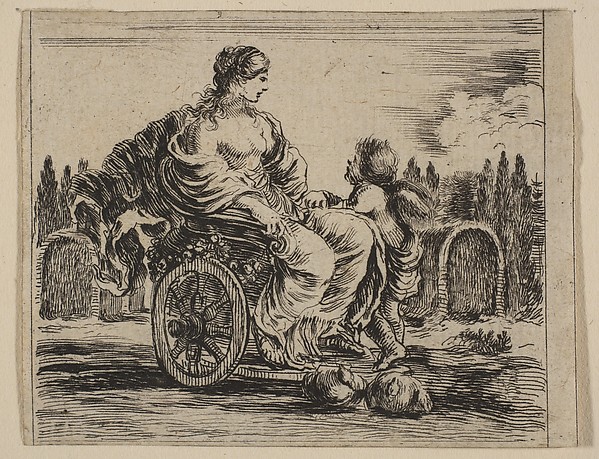 Stefano della Bella, Venus, from 'Game of Mythology' (Jeu de la Mythologie)