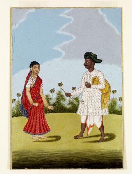 Unknown, A Maratha tailor and his wife