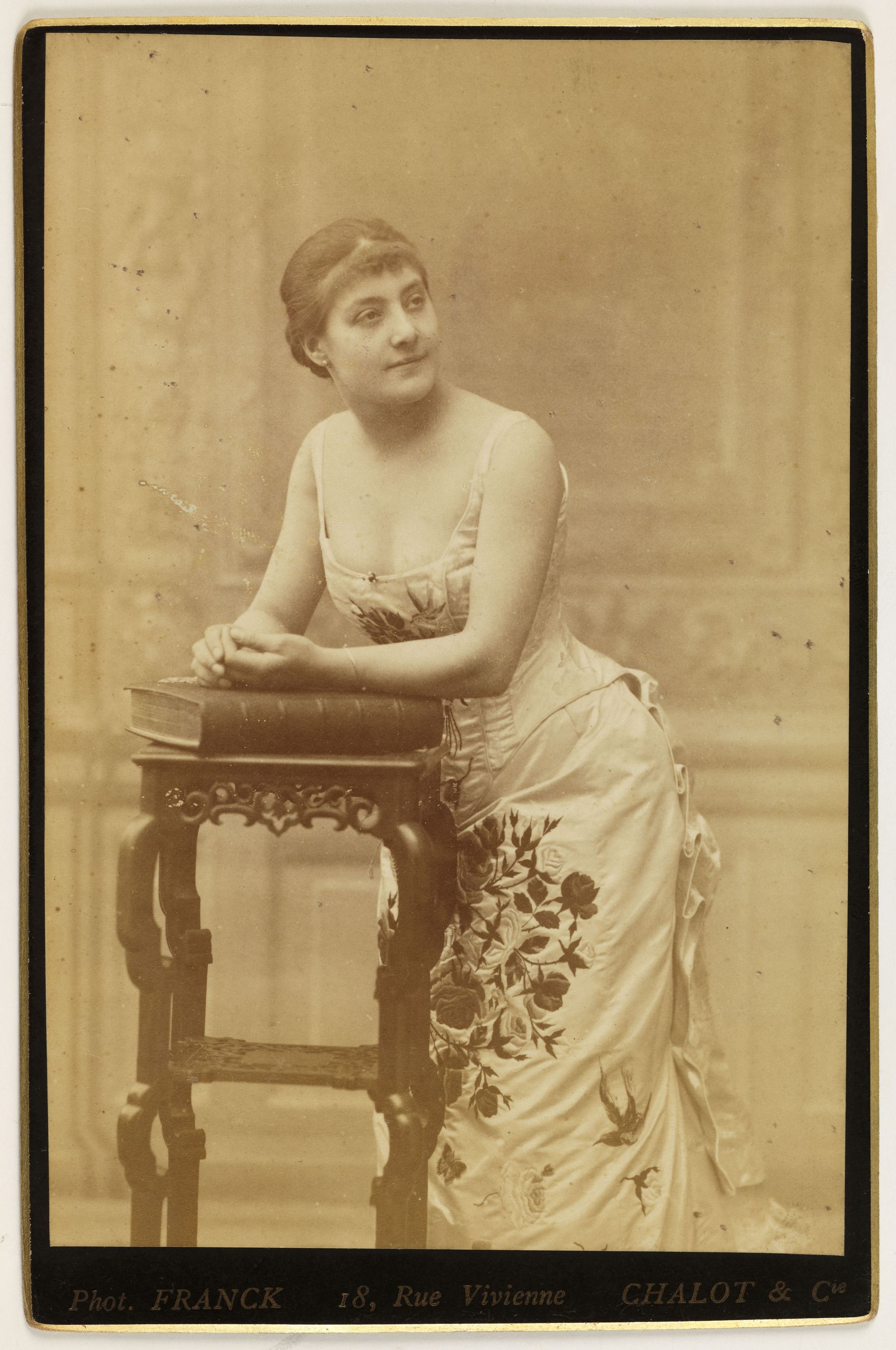 Franck, Portrait de Bonnet, actrice