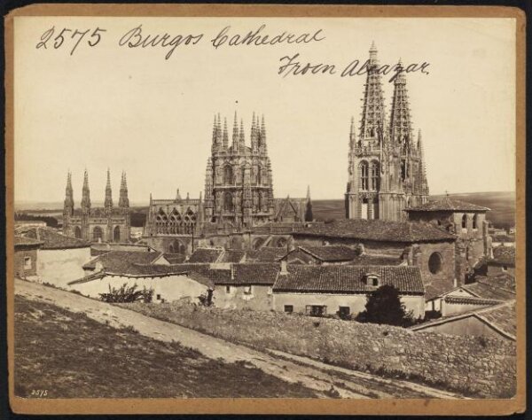 Francis Frith, Burgos Cathedral.  From Alcazar