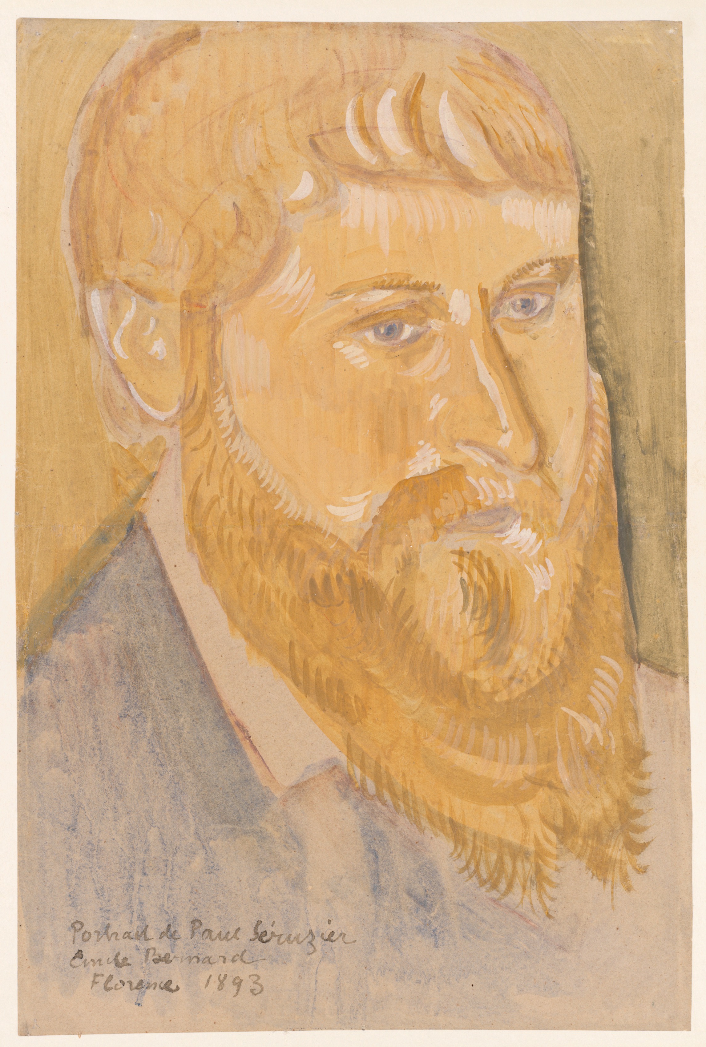 Émile Bernard, Portrait of Paul Sérusier