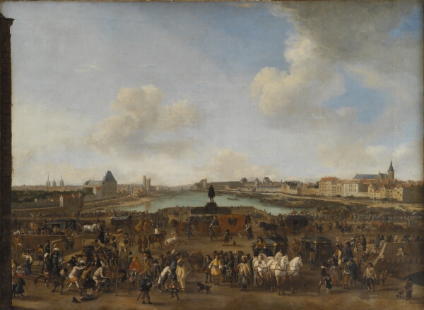 Pieter Wouwerman, Prospekt af Paris set fra Place Dauphine