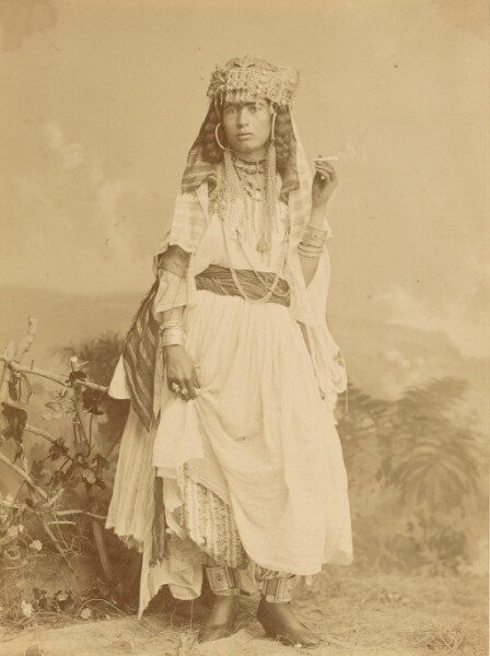 Unknown, [Woman smoking]