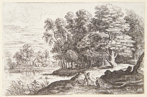 Lucas van Uden, Landskab med to hyrdedrenge