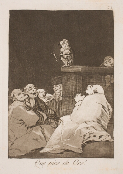 Francisco de Goya, Hvilket guldnæb