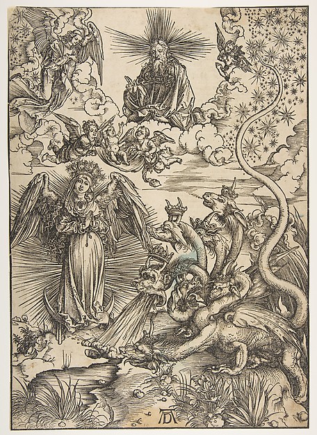 Albrecht Dürer, The Apocalyptic Woman, from "The Apocalypse", Latin Edition