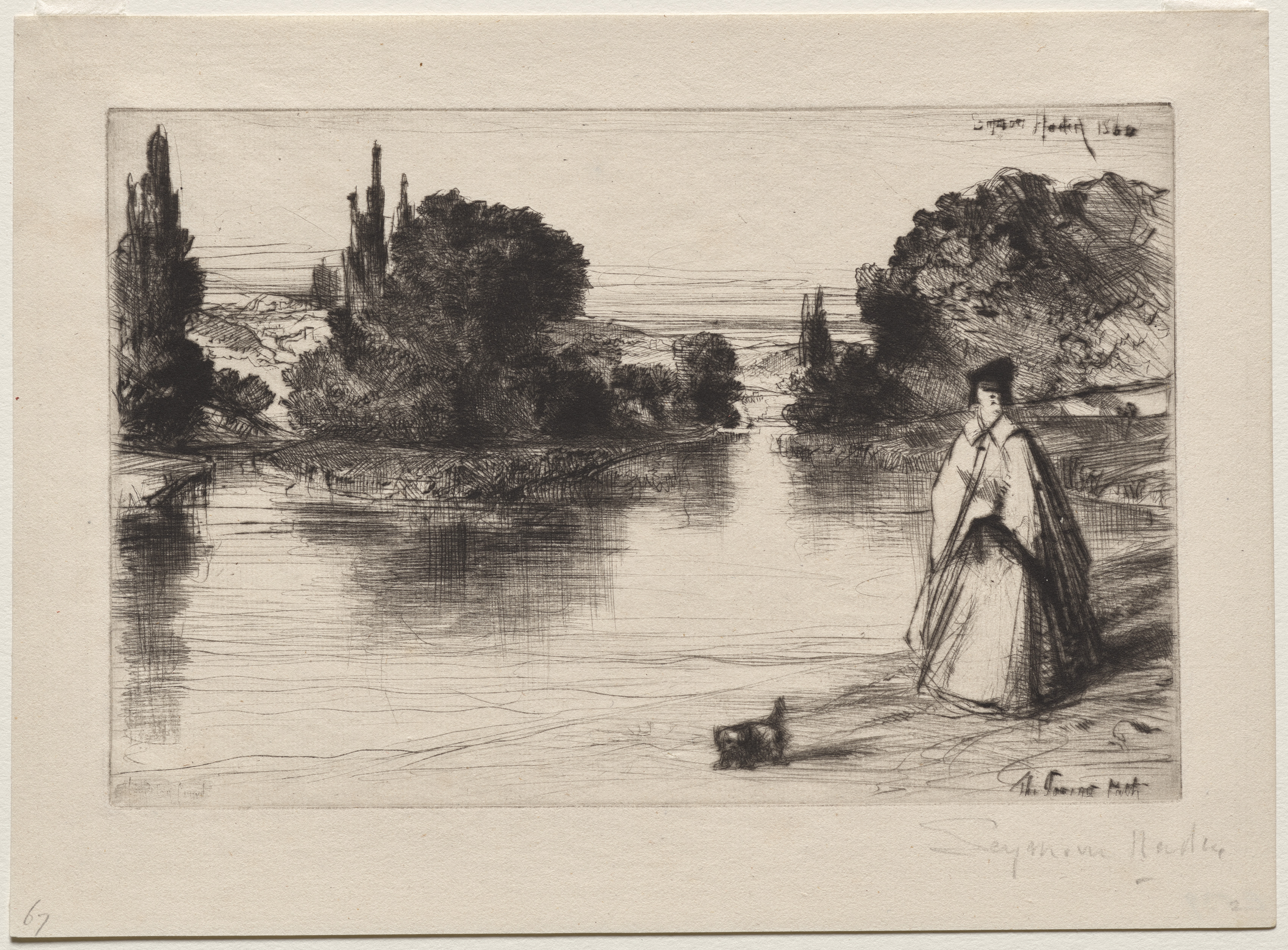 Francis Seymour Haden, Towing Path