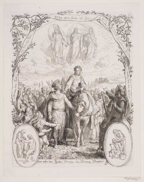 Lorenz Frølich, Illustration nr. 6 til "Visen om Dronning Dagmars ankomst til Danmark"