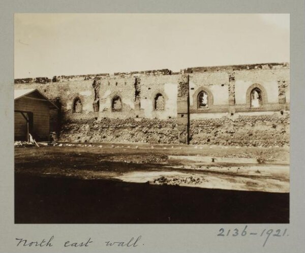 K.A.C. Creswell, North east wall of the mosque of Mamluk Sultan al-Zahir Baybars, Cairo