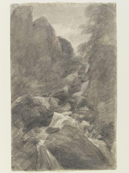 Constable, John (RA), A waterfall in the Lake District