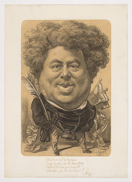 Etienne Carjat, Portrait of Alexandre Dumas