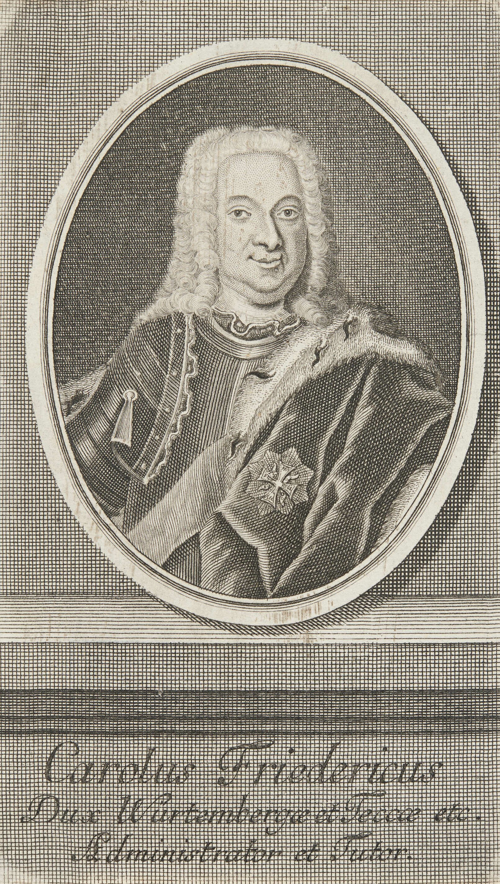 Johann Martin Bernigeroth, Bildnis Herzog Karl Friedrich von Württemberg-Oels