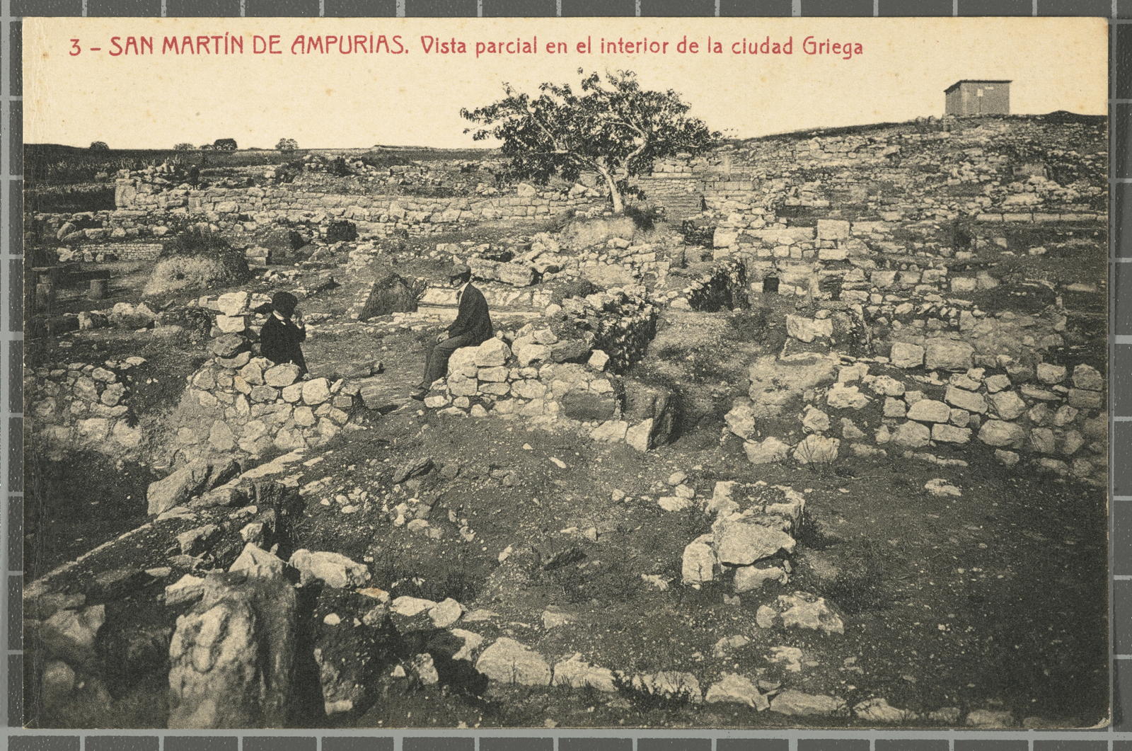 Desconegut, 3 - San Martín de Ampurias. Vista parcial en el interior de la ciudad Griega