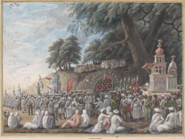 Unknown, A Muharram scene
