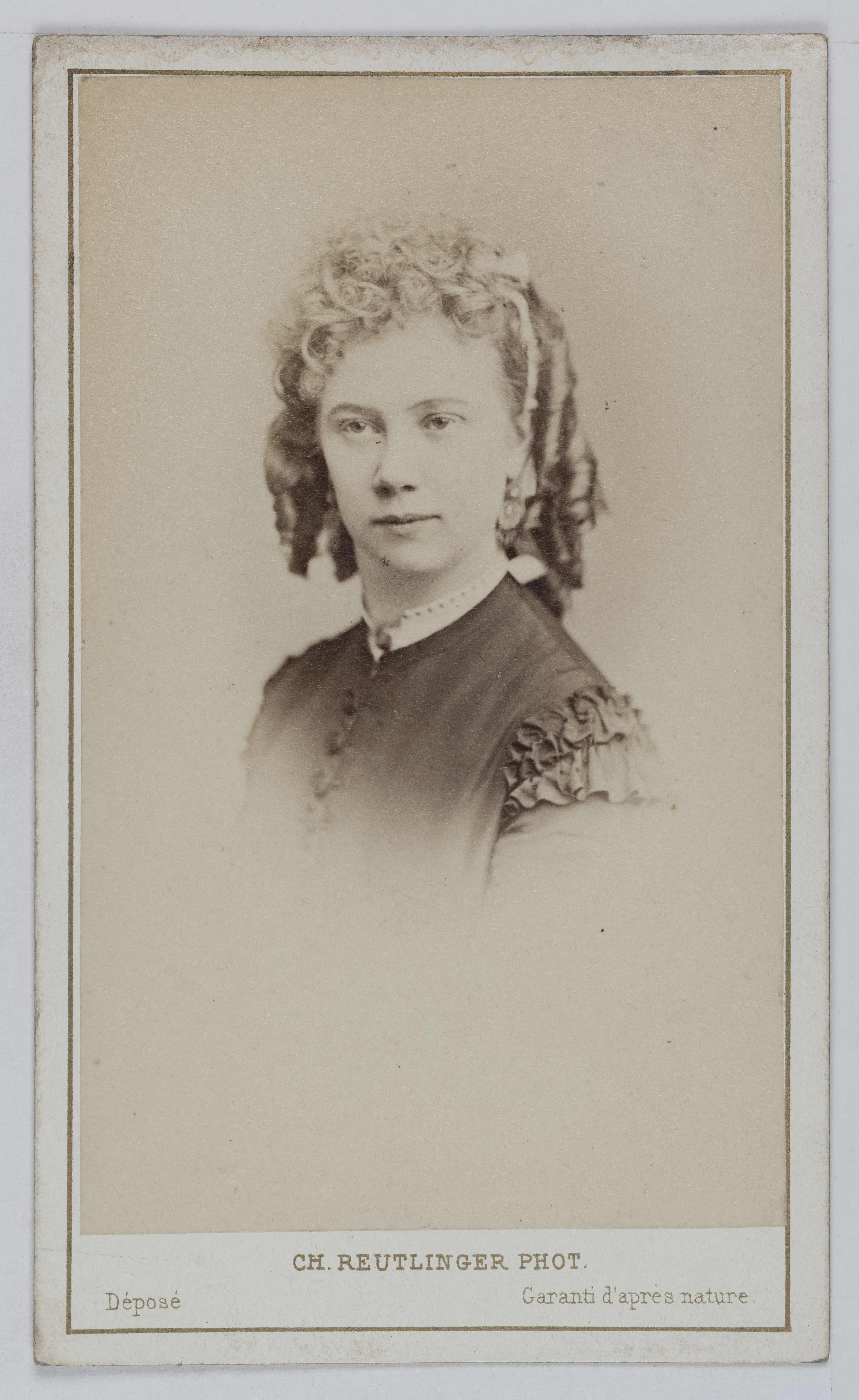 Charles Reutlinger, Portrait de Reichemback, actrice.