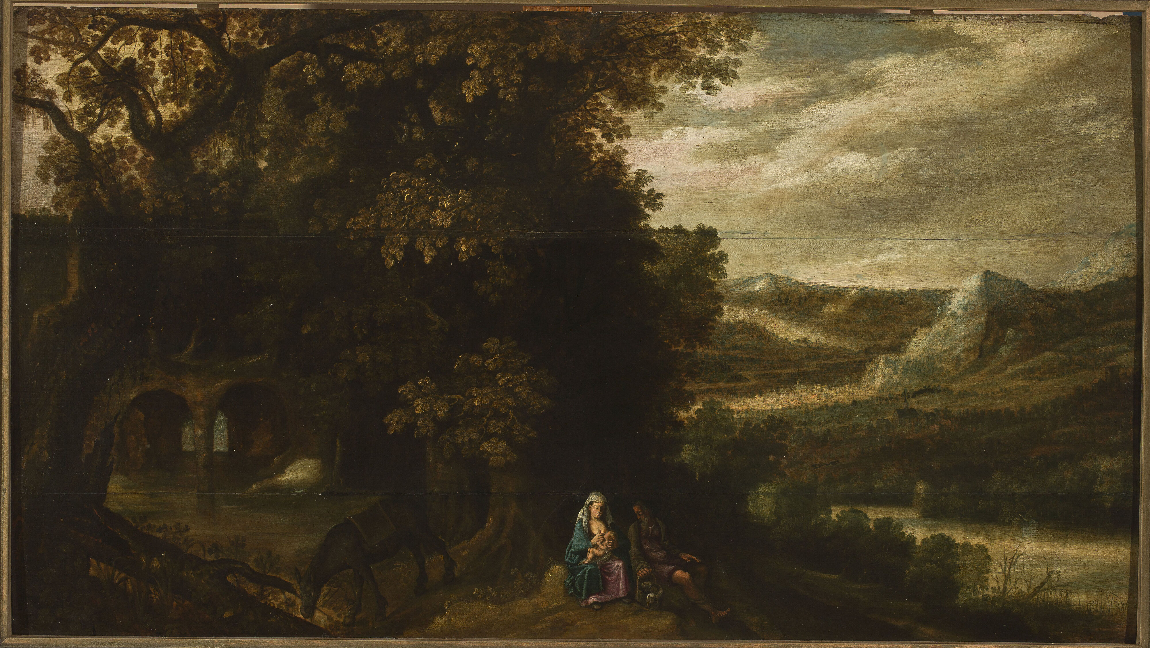 Adriaen van Stalbemt, Rest during the flight to Egypt