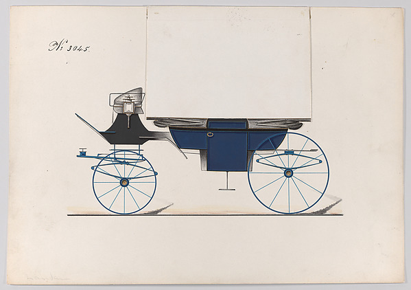 Brewster & Co., Design for Landau, No. 3045