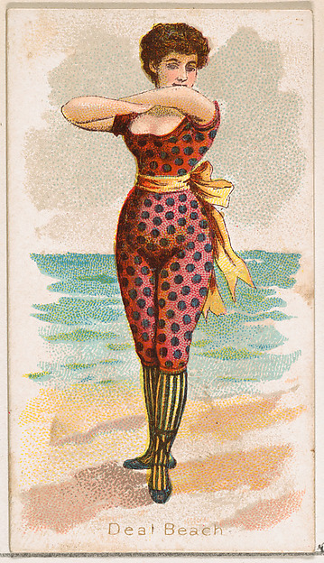 William S. Kimball & Company, Deal Beach, from the Fancy Bathers series (N187) issued by Wm. S. Kimball & Co.