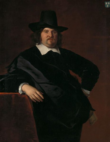 Jacob Adriaensz Backer, Portrait of Abraham de Visscher (1605-67). Amsterdam merchant and director of the Dutch West India Company