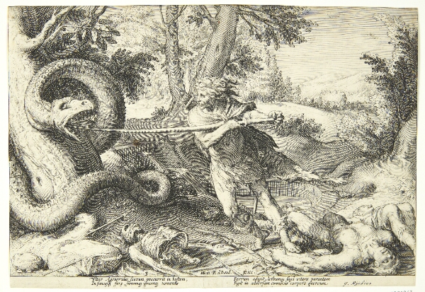 Hendrick Goltzius, Kadmos dræber dragen