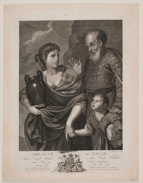 Gerhard Ludvig Lahde, Abraham og Hagar