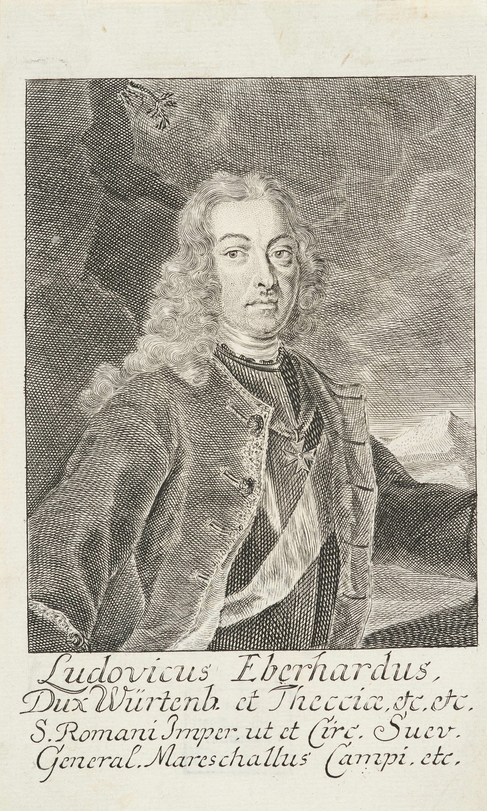 Martin Bernigeroth, Bildnis Herzog Ludwig Eberhard von Württemberg