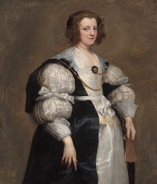 Sir Anthony van Dyck, Lady with a Fan