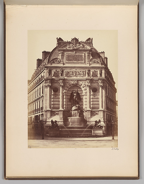 Edouard Baldus, Fontaine Saint-Michel