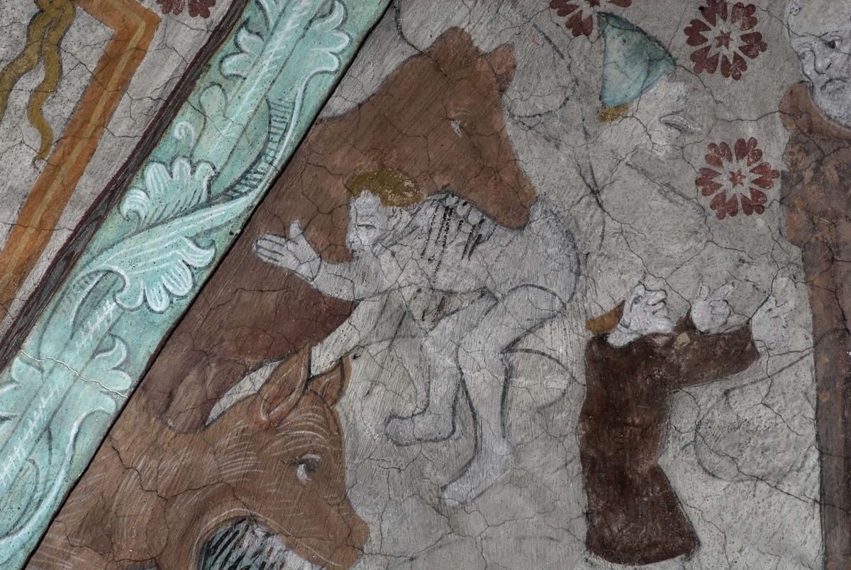 Bengt Backlund, Lime Painting in Harkberga Church, Uppland 2009