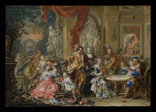 Johann Georg Platzer, Amusement at the Court