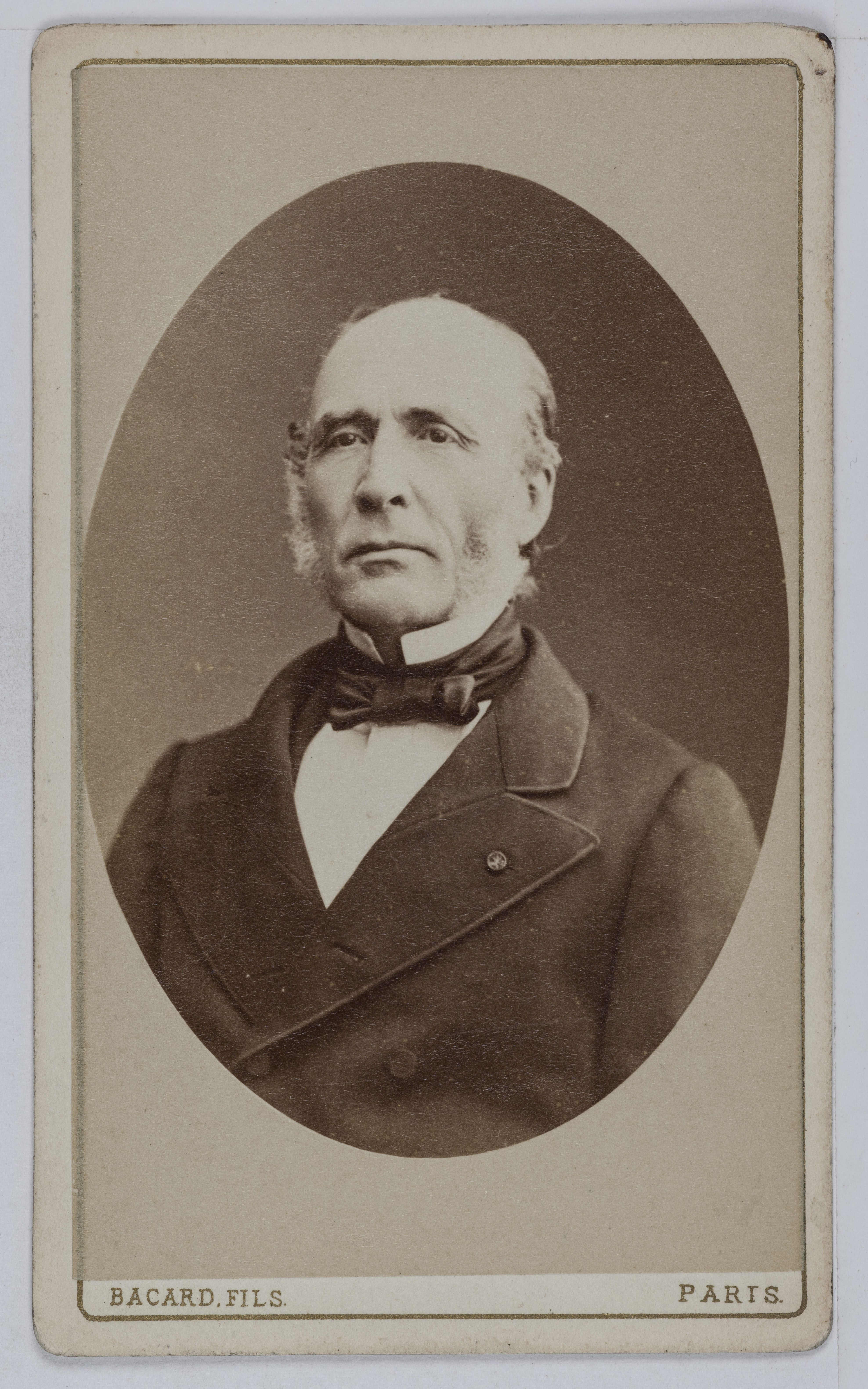 Bacard Fils, Portrait d'Alfred Richet (1816-1891), chirurgien.