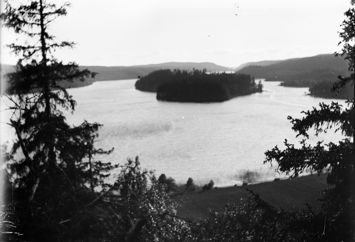 Okänd,, Fjord and Mountain Landscape, probably in Norway