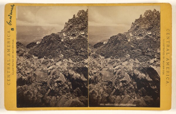 Eadweard J. Muybridge, Quezaltenango, Crater of Volcan