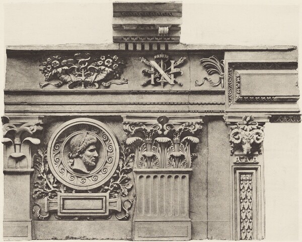 Édouard Baldus, Tuileries - Aile Sud (Façade sur la Cour)