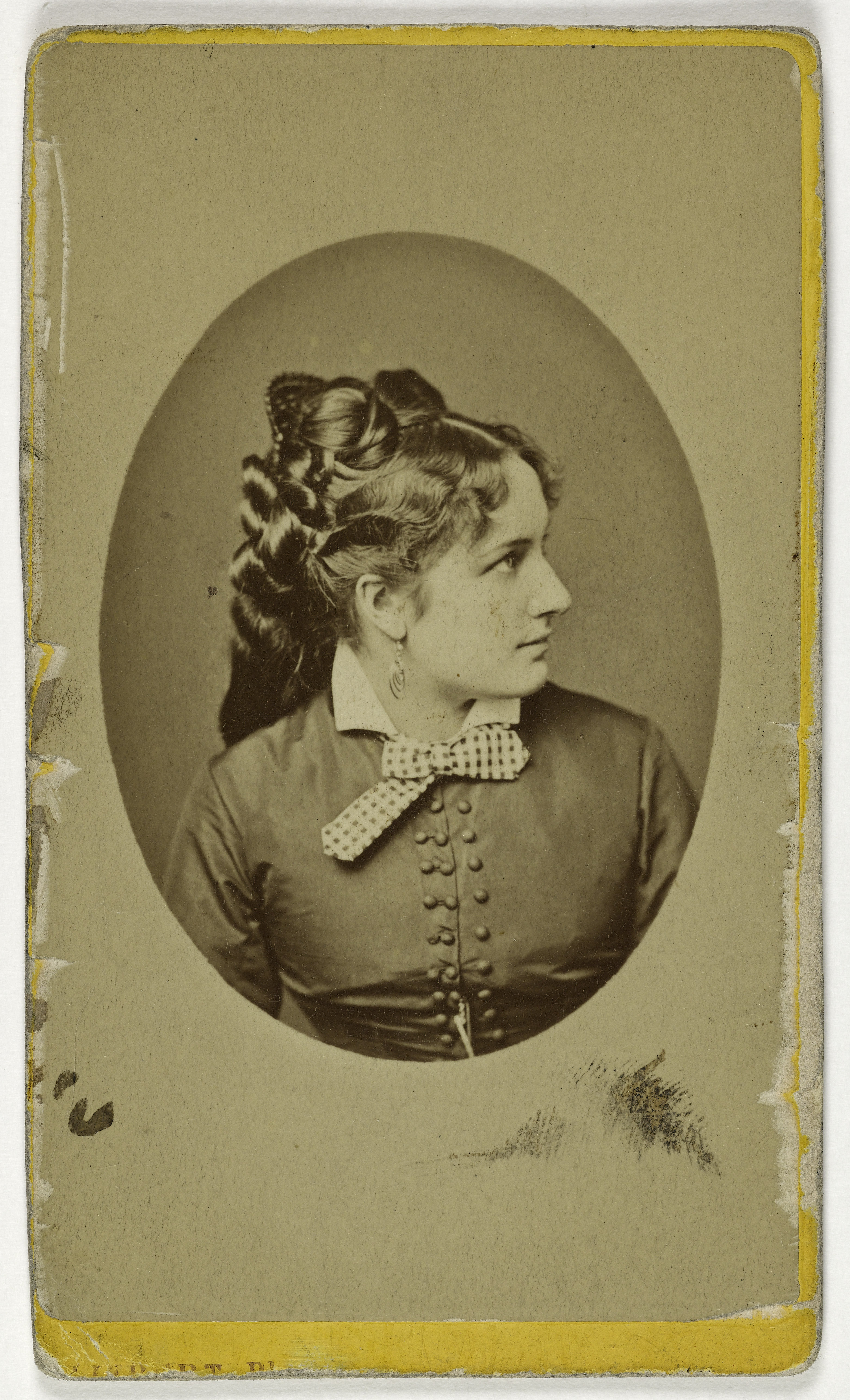 Alphonse Liébert, Portrait de Glady, (actrice)