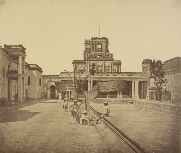 Felice Beato, [Interior of Furad Buksh, Lucknow]