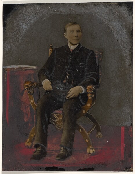Unknown, [Portrait of seated man]