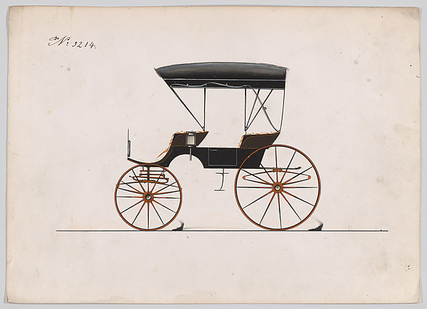 Brewster & Co., Design for Park Phaeton, no. 3214