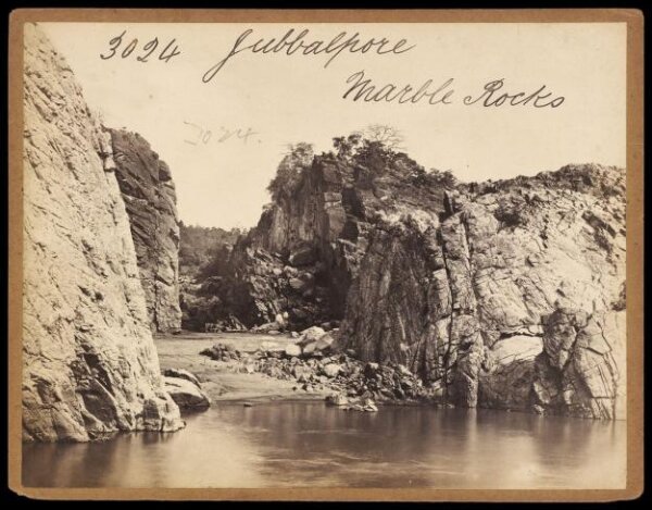 Francis Frith, Jubbalpore.  Marble Rocks
