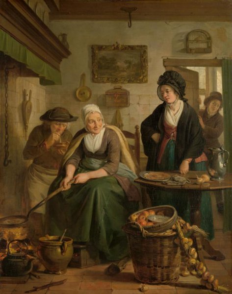 Adriaan de Lelie, De koekenbakster
