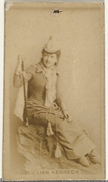 W. Duke, Sons & Co., Lillian Kennedy, from the Actors and Actresses series (N145-8) issued by Duke Sons & Co. to promote Duke Cigarettes